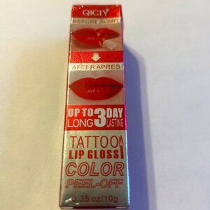 QICIY Tattoo Lip Gloss Color Peel-off #2